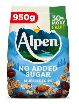 Alpen No Added Sugar 950gm