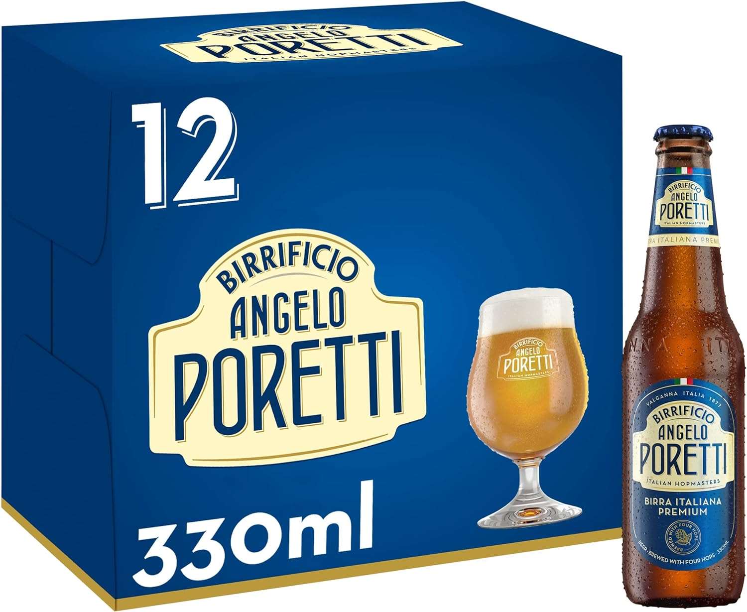 Birrificio Angelo Poretti Birra Italiana Premium 12 x 330ml - TO ORDER ONLY