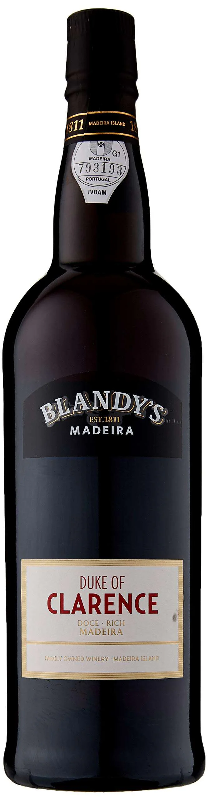 Blandy's Duke Of Clarence Rich Madeira 75cl