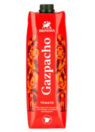 Brindisa Tomato Gazpacho 1ltr - TO ORDER ONLY