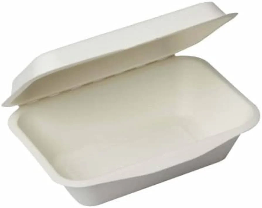 Dispo Bagasse Clamshell Takeaway Box 600 x 7inch x 5inch