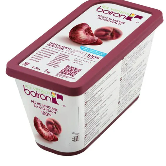 Frozen Boiron Blood Peach Puree 1kg