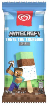 Frozen Wall's Minecraft Ice Cream 25 x 75ml