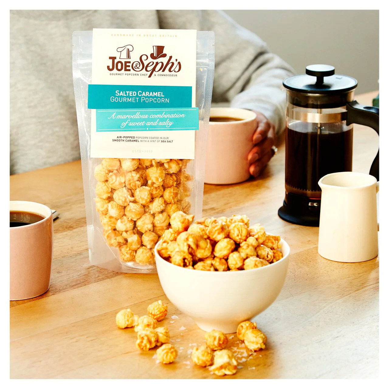 Joe & Sephs Salted Caramel Popcorn 70gm - Image 2