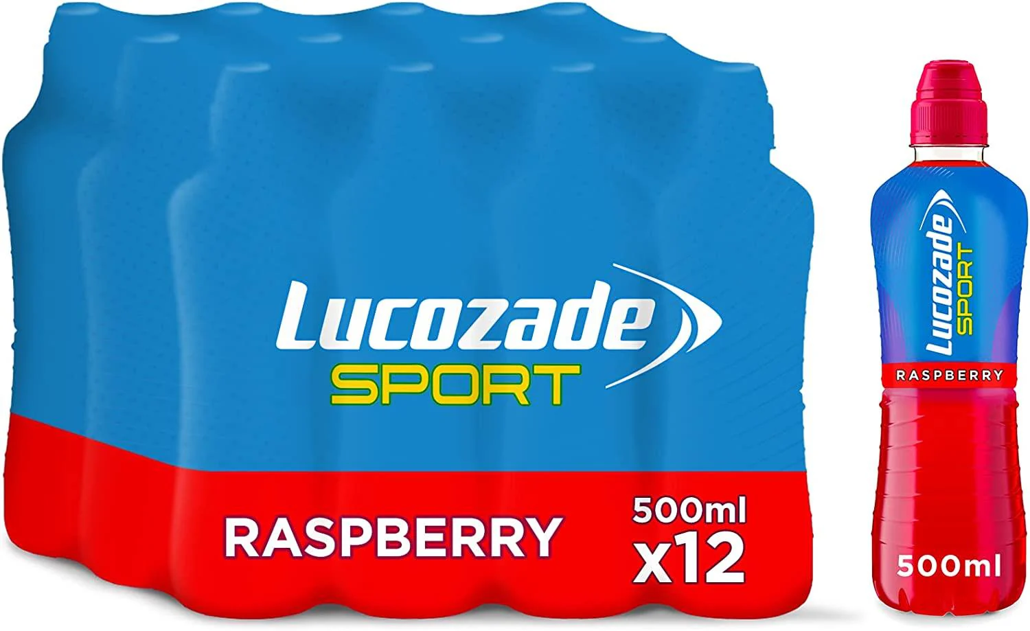 Lucozade Sport Raspberry 12 x 500ml