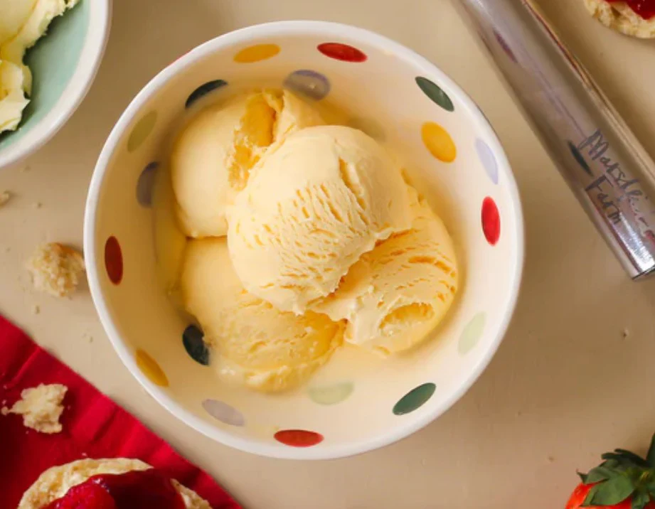 Marshfield Rich Clotted Cream Ice Cream 4.5ltr - TO ORDER ONLY