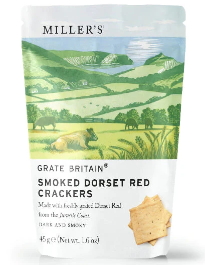 Millers Grate Britain Dorset Red Crackers Pouch 20 x 45g