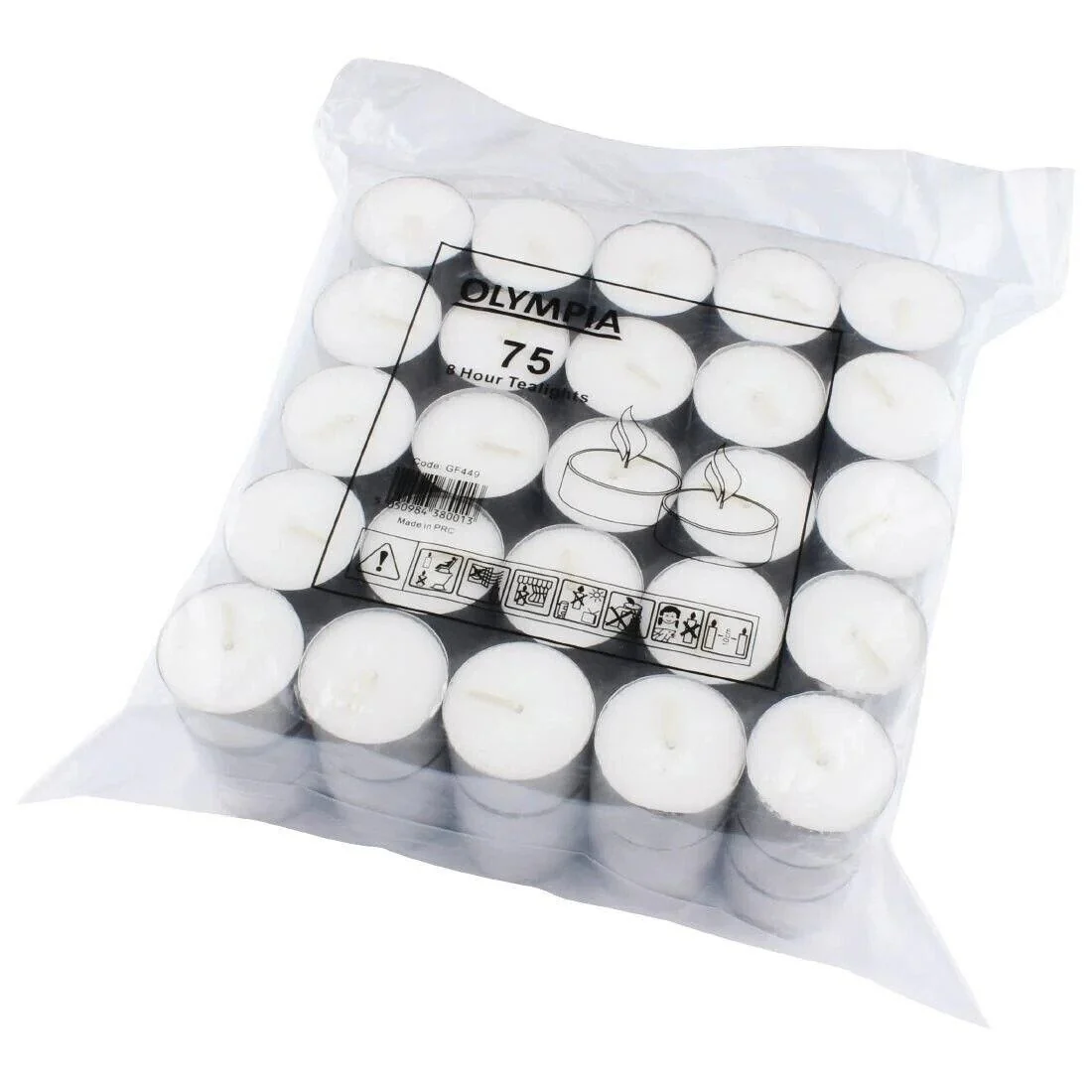 Olympia 8 Hour Burn Tea lights 1 x 75