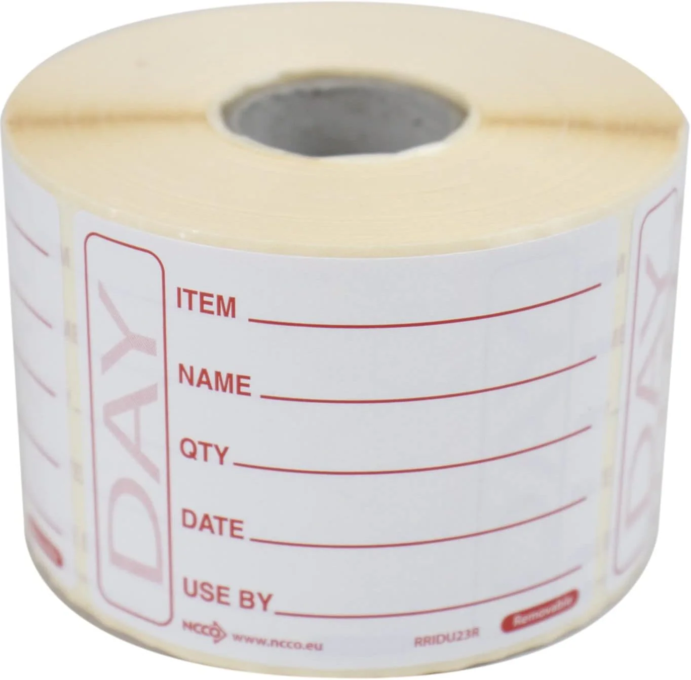 Removeable Day Use By Label 500 x 49mm x 65mm