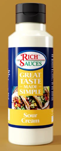 Rich Sauces VEGAN Sour Cream 1ltr