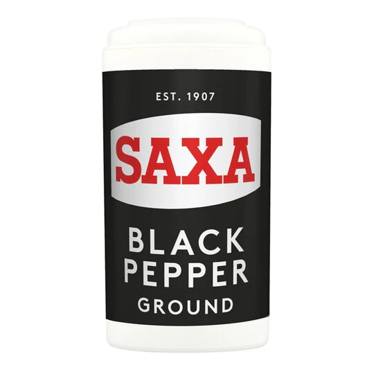 SAXA Mini Table Ground Black Pepper Pot 12 x 25gm - TO ORDER ONLY