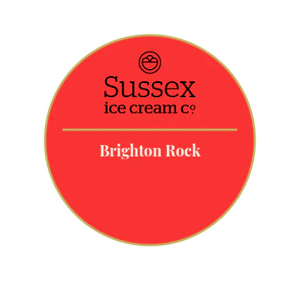 Sussex Ice Cream Brighton Rock Ice Cream 5ltr