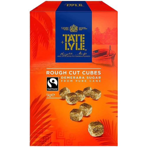 Tate & Lyle Demerara Rough Cut Sugar Cubes 1kg